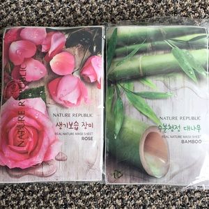 Set of 20 Nature Republic Real Nature Mask Sheets